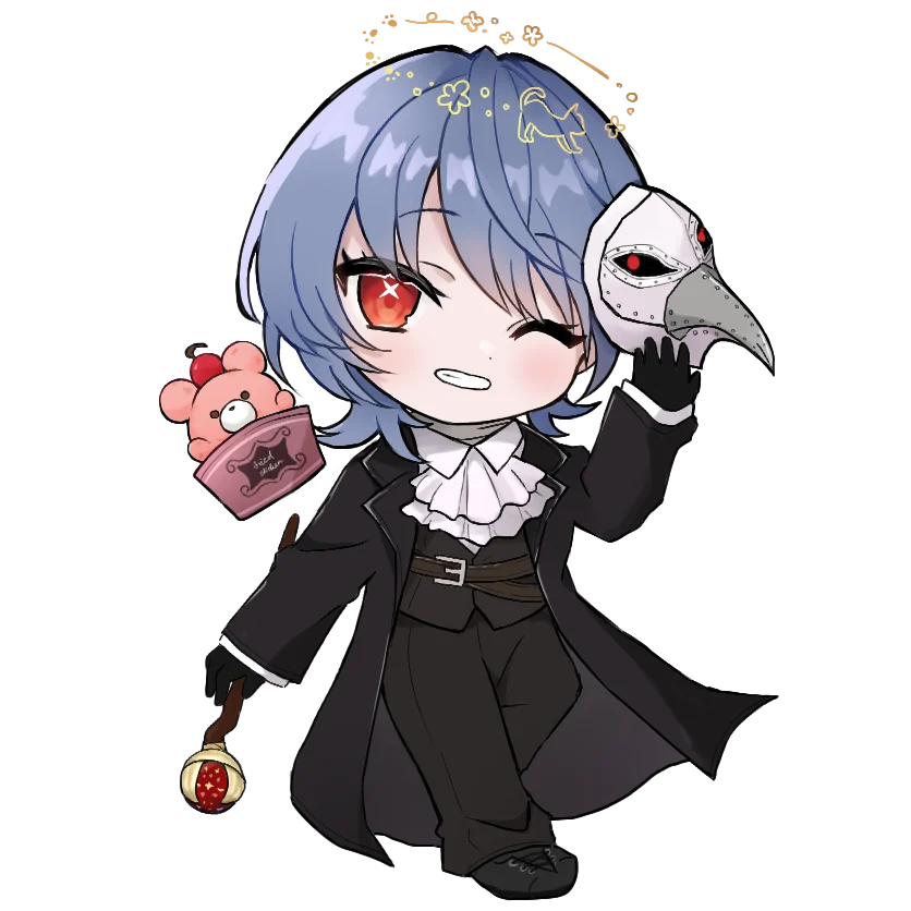 ほくとの共通プロフィールアイコンに使われているキャラクターイラスト